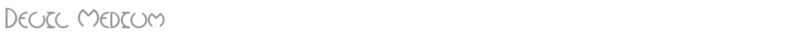 Devil Medium font preview
